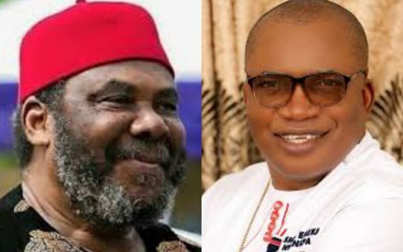 Bishop Nwankpa felicitates with Pete Edochie @ 77