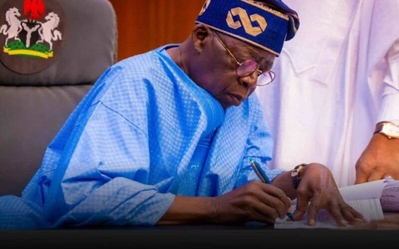 President Tinubu Signs New Minimum Wage Into Law.